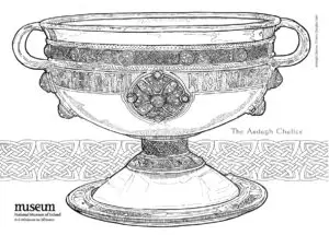 Ardagh Chalice colouring page